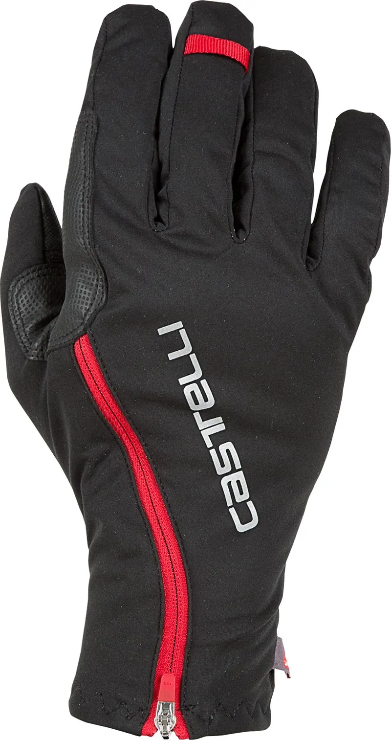 Castelli Spettacolo RoS Gloves in Black/Red