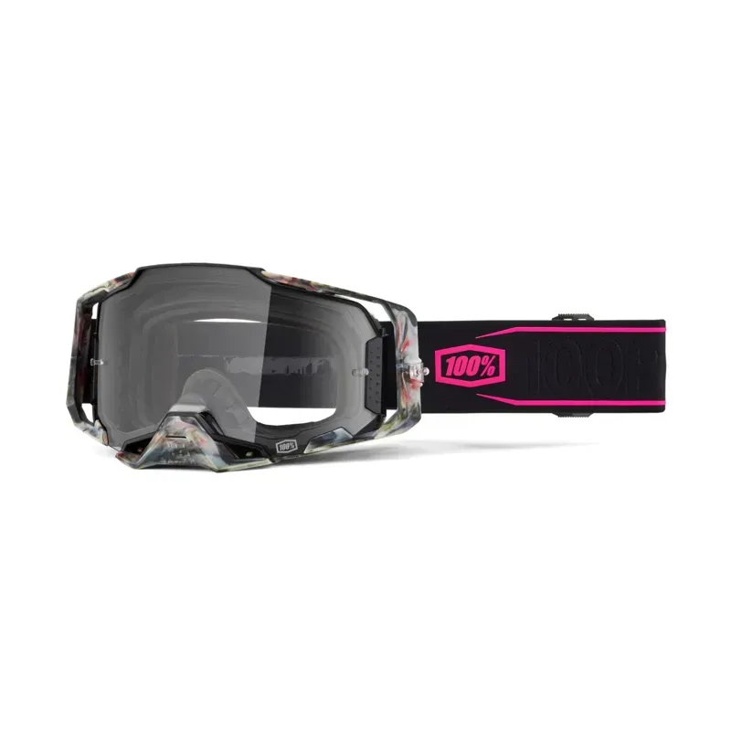 100% Armega Goggles In Clear Lens/Sarcelle