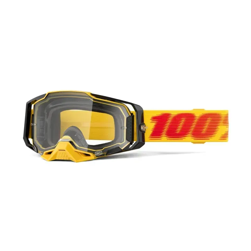 100% Armega Clear Lens Goggles in Tetsu