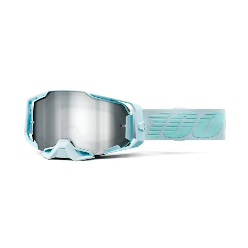 100% Armega Mirror Silver Flash Lens Goggles in Fargo