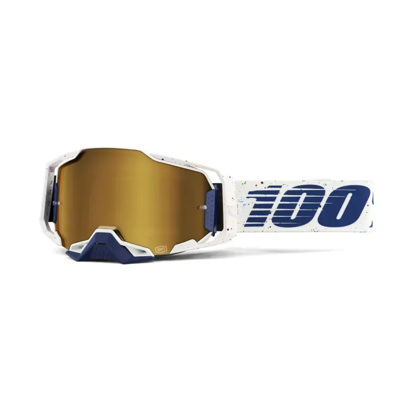 100% Armega True Gold Lens Goggles in Solis