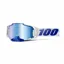 100% Armega Mirror Blue Lens Goggles in Blue