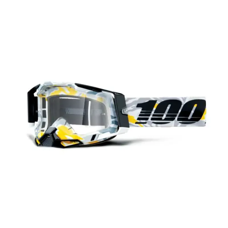 100% Racecraft 2 Goggles in Clear Lens/Korb
