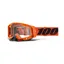 100% Racecraft 2 Goggle In Clear Lens/Neon Orange