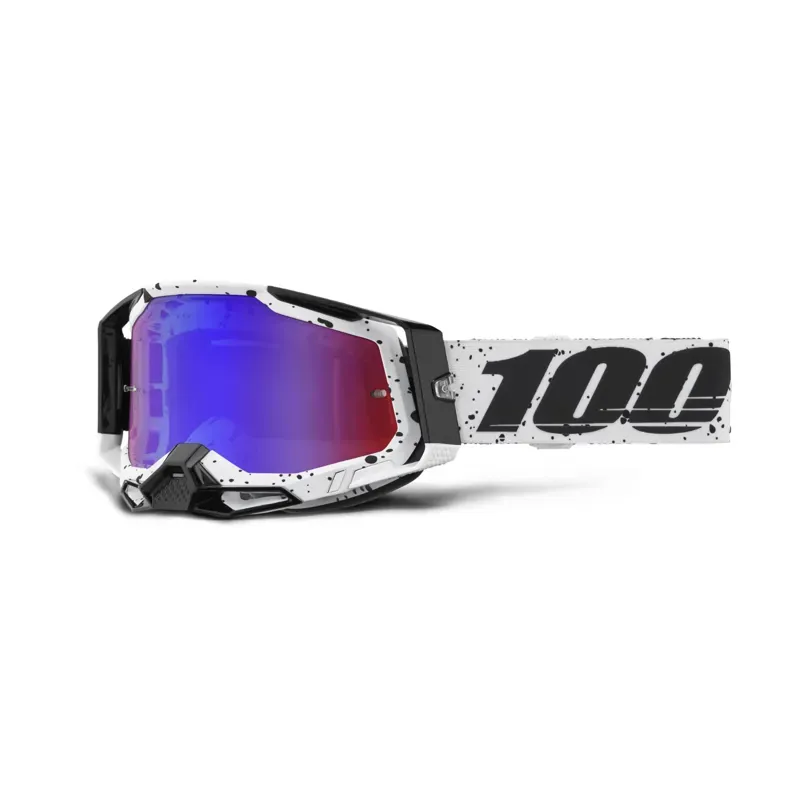 100% Racecraft 2 Goggle In Mirror Red/Blue Lens/Trinity