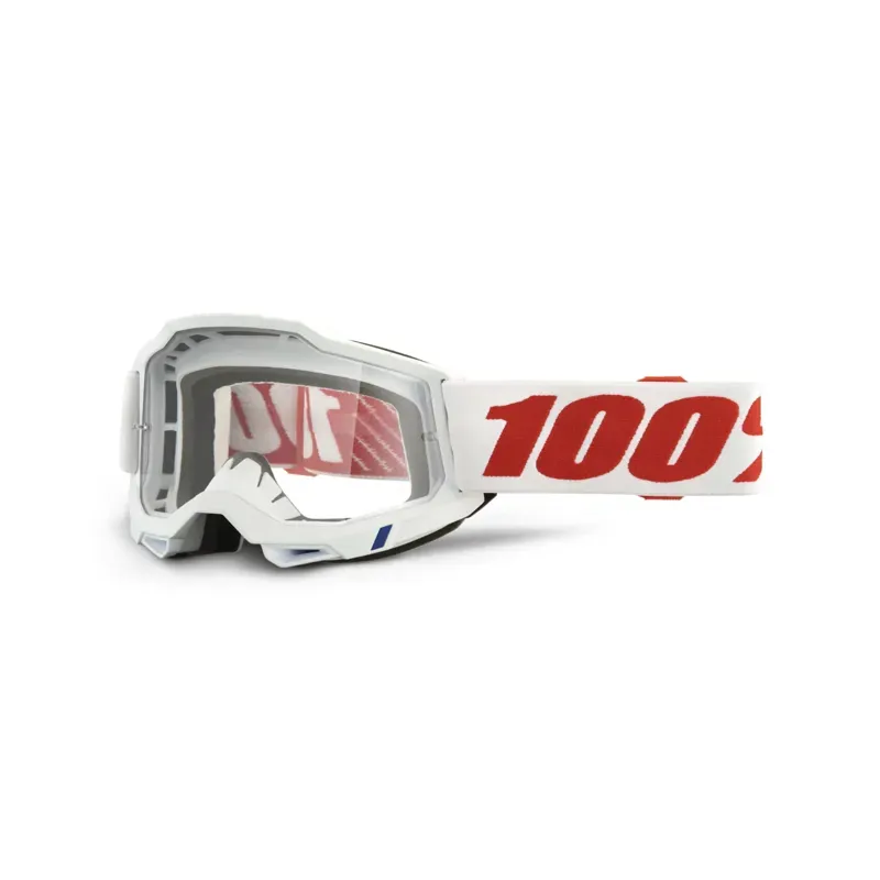 100% Accuri 2 Goggles in Clear Lens/Pure