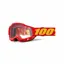 100% Accuri 2 Clear Lens Goggles in Red Clear