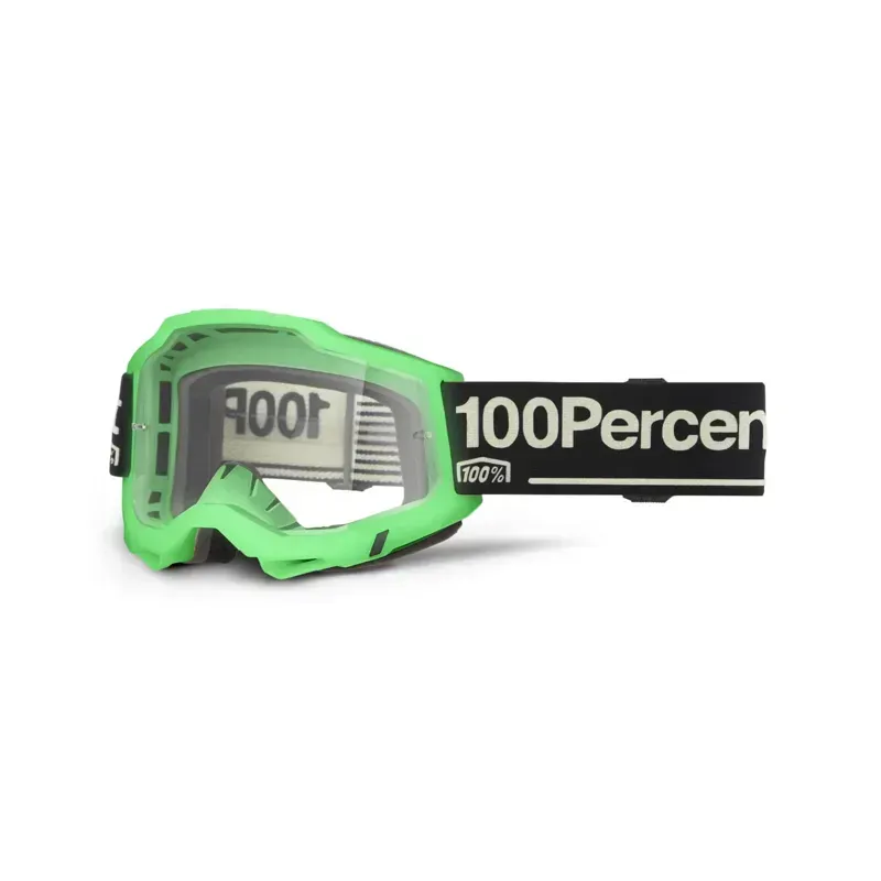 100% Accuri 2 Clear Lens Goggles in Glow