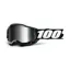 100% Accuri 2 Mirror Silver Lens Youth Goggles in Black