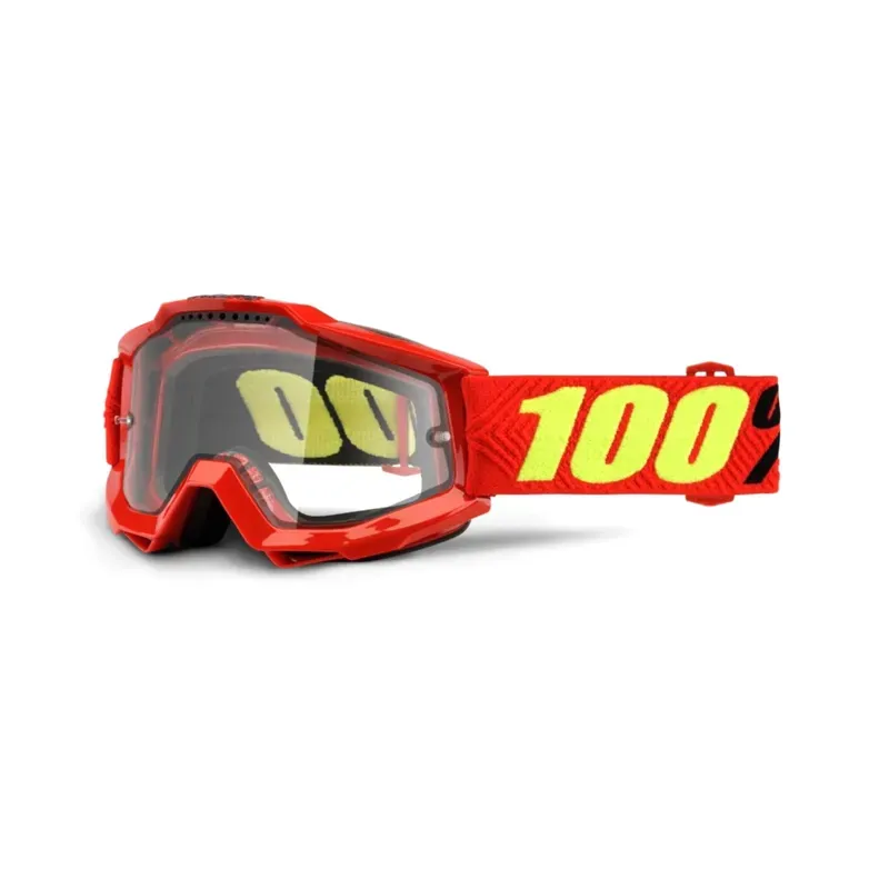 100% Accuri Enduro MTB Goggles in Clear Lens/Saarinen