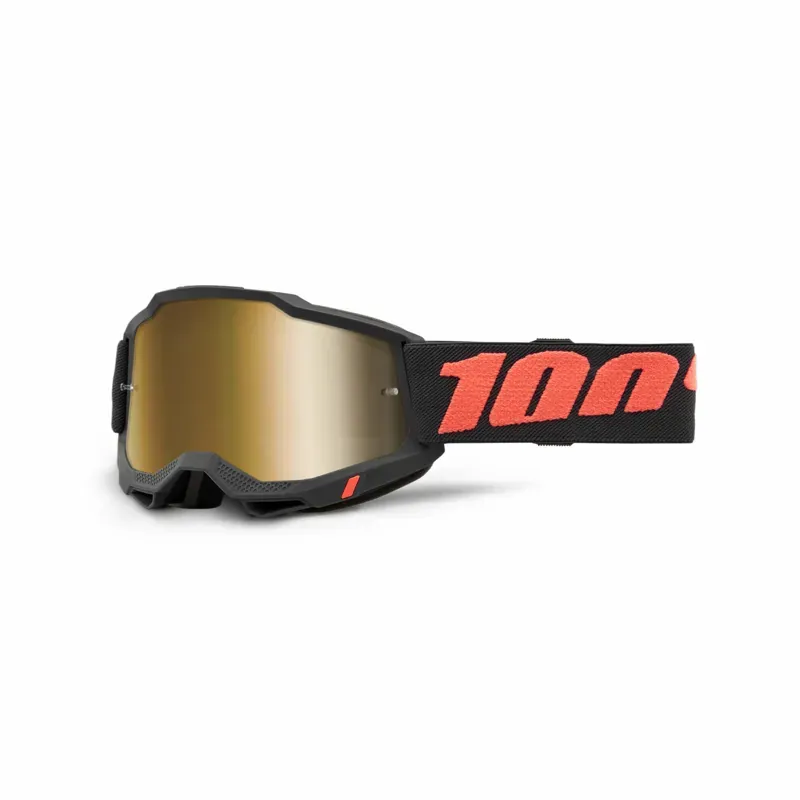 100% Accuri 2 True Gold Lens Goggles in Borego