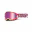 100% Accuri 2 Pink Mirror Lens Goggles in Donut