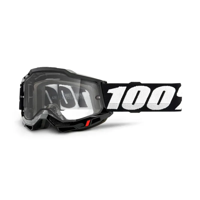 100% Accuri 2 Enduro MX Goggles in Black