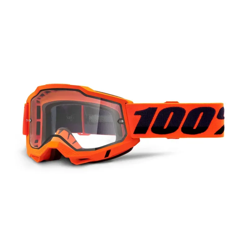 100% Accuri 2 Enduro MX Goggles in Orange