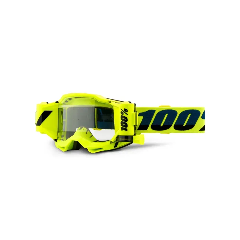 100% Accuri Forecast Clear Lens Goggles in Yellow