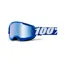 100% Strata 2 Blue Mirror Lens Goggles in Blue