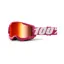 100% Strata 2 Red Mirror Lens Goggles in Fletcher