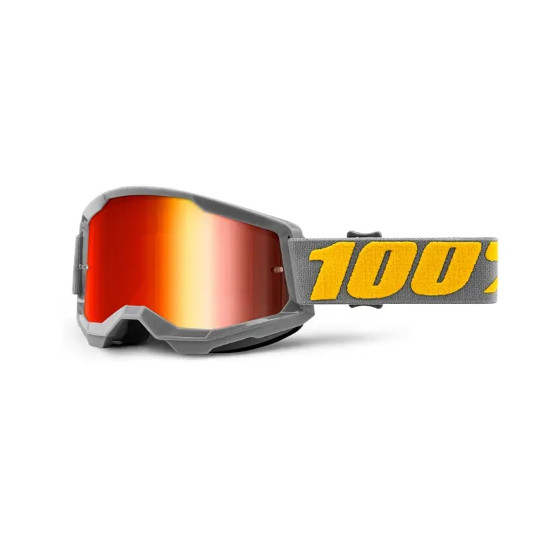 100% Strata 2 Red Mirror Lens Goggles in Izipizi