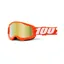 100% Strata 2 Gold Mirror Lens Goggles in Orange