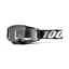 100% Armega Clear Lens Goggles in Black Essential