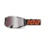 100% Armega Goggle HiPER Silver Mirror Lens in Blacktail