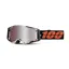 100% Armega Goggle HiPER Silver Mirror Lens in Blacktail