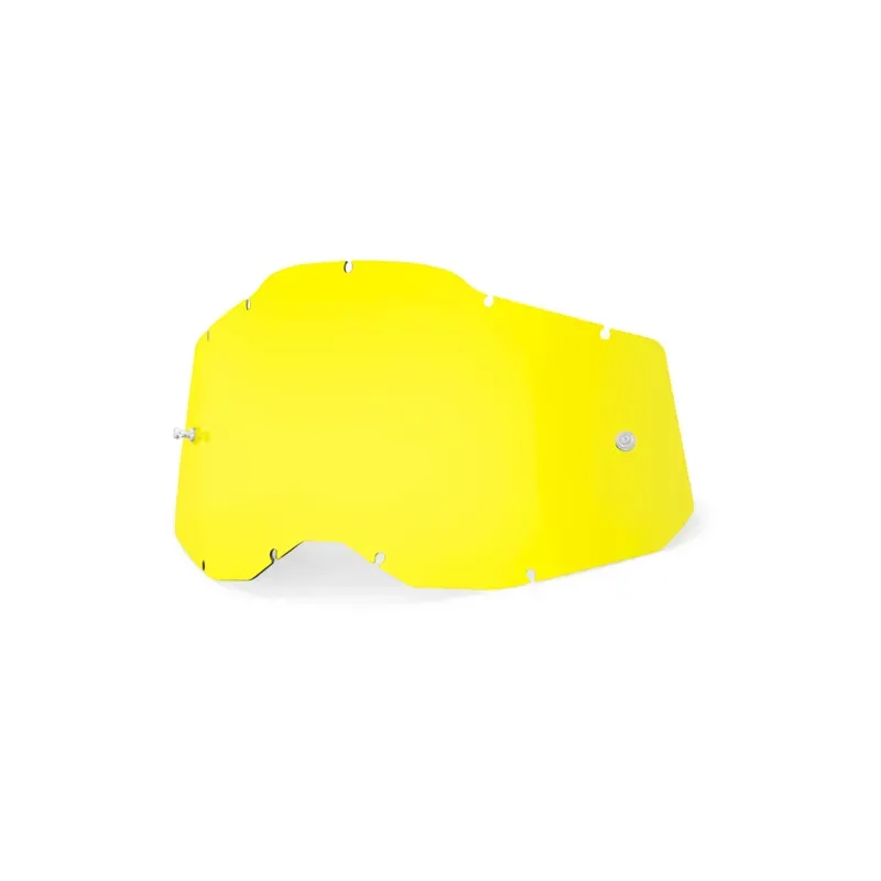 100% Racecraft 2/Accuri 2/Strata 2 Replacement Lens in Yellow