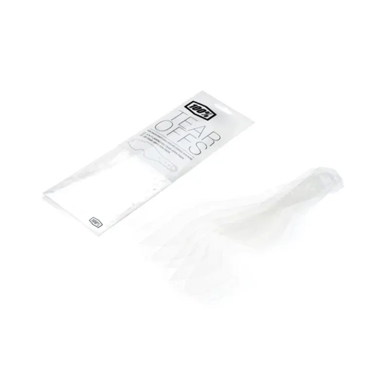 100% Racecraft/Accuri/Strata Laminated Tear-Offs Pack in Clear