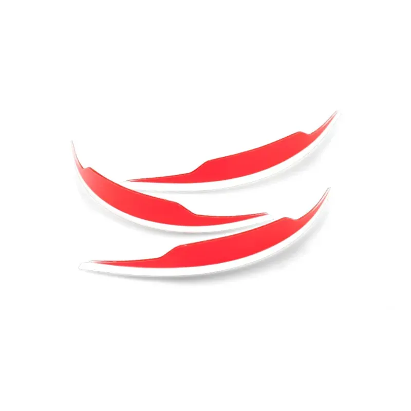 100% Accuri/Strata Replacement 3pc Mud-Flap Kit in Red