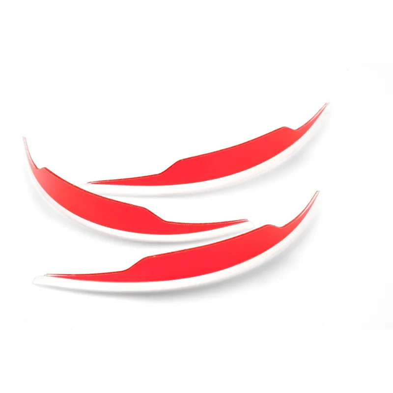 100% Accuri/Strata Replacement 3pc Youth Mud-Flap Kit in Red