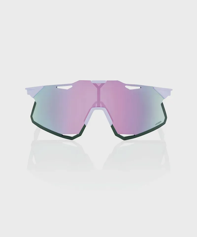100% Hypercraft HiPER Mirror Lens Sunglasses in Polished Lavender-1