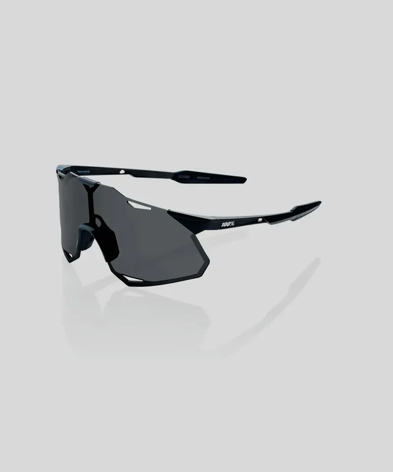 100% Hypercraft XS Smoke Lens Sunglasses in Matt Black
