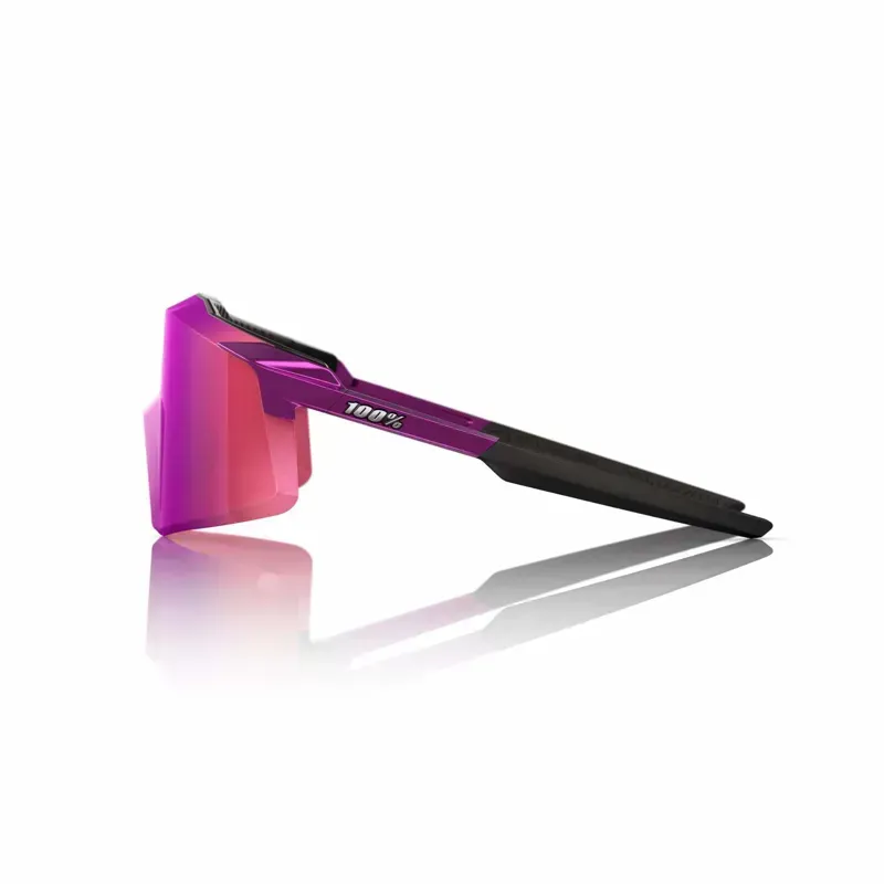 100% Aerocraft Glasses In Gloss Purple Chrome/Purple Multilayer Mirror Lens-1