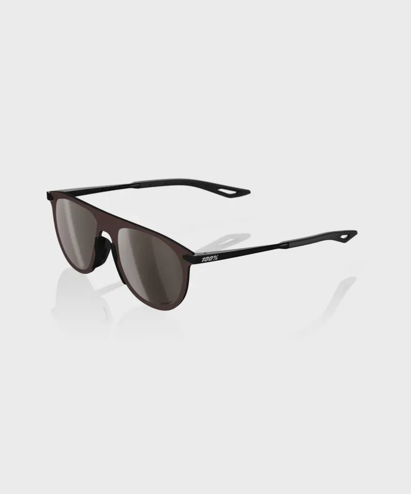 100% Legere Coil HiPER Silver Lens Glasses in Matte Black