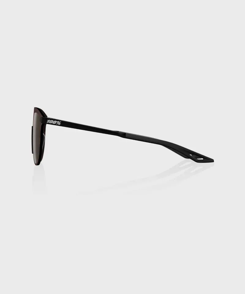 100% Legere Coil HiPER Silver Lens Glasses in Matte Black-2