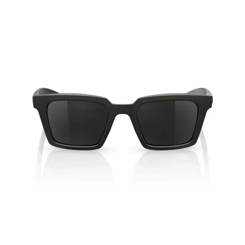 100% Erba Glasses In Soft Tact Black/Smoke Lens-1