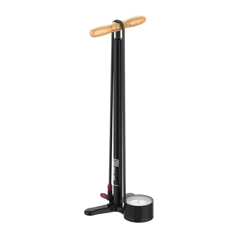 Lezyne ABS-1 Steel Floor Drive 220-psi HP Floor Pump in Black