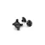 100% Aircraft Visor Screw Kit in Black