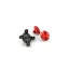 100% Aircraft Visor Screw Kit in Red