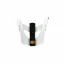 100% Status Youth Replacement Visor in Carby Silver