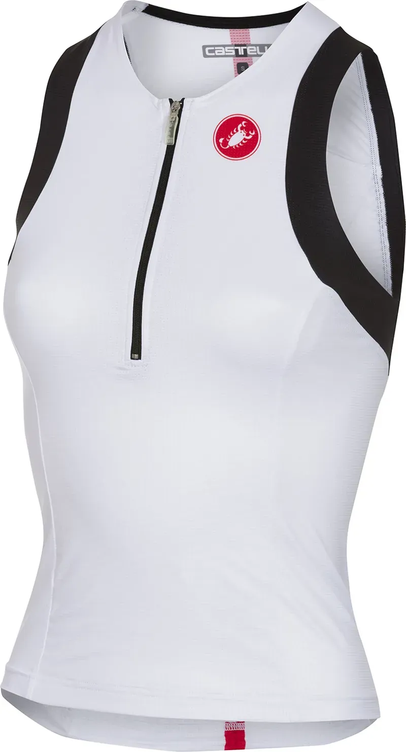 Castelli Free Womens Tri Singlet in White