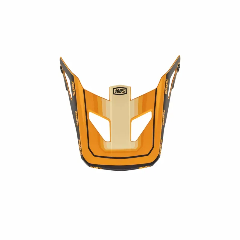 100% Status Youth Replacement Visor in Topenga Orange/Black