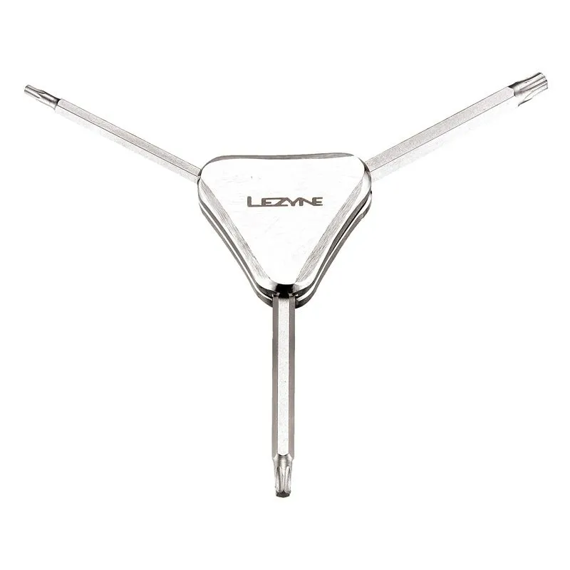 Lezyne 3 Way Wrench Tool in Silver