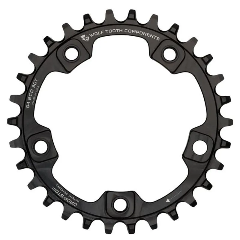 Wolf Tooth 94 BCD 5-Arm Chainring in Black