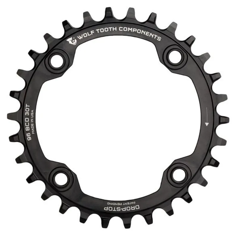 Wolf Tooth 96 BCD Shimano XTR M9000/M9020 HG+ Chainring in Black