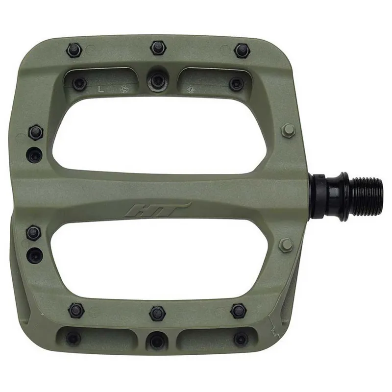 HT Components Pa03a Pedals Olive 9/16