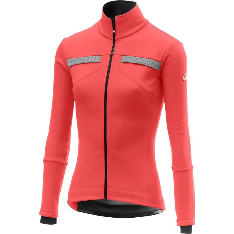 Castelli Dinamica Womens Jacket Brilliant Pink 