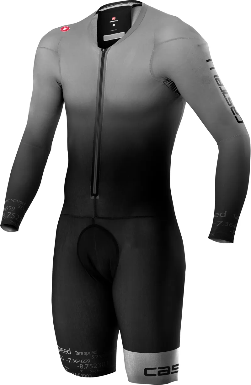 Castelli Body Paint 4.X Speed Suit Silver Gray Black 