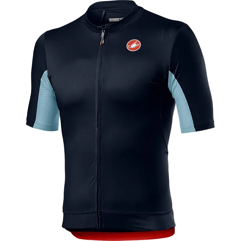 Castelli Vantaggio Jersey Savile Blue Celeste 