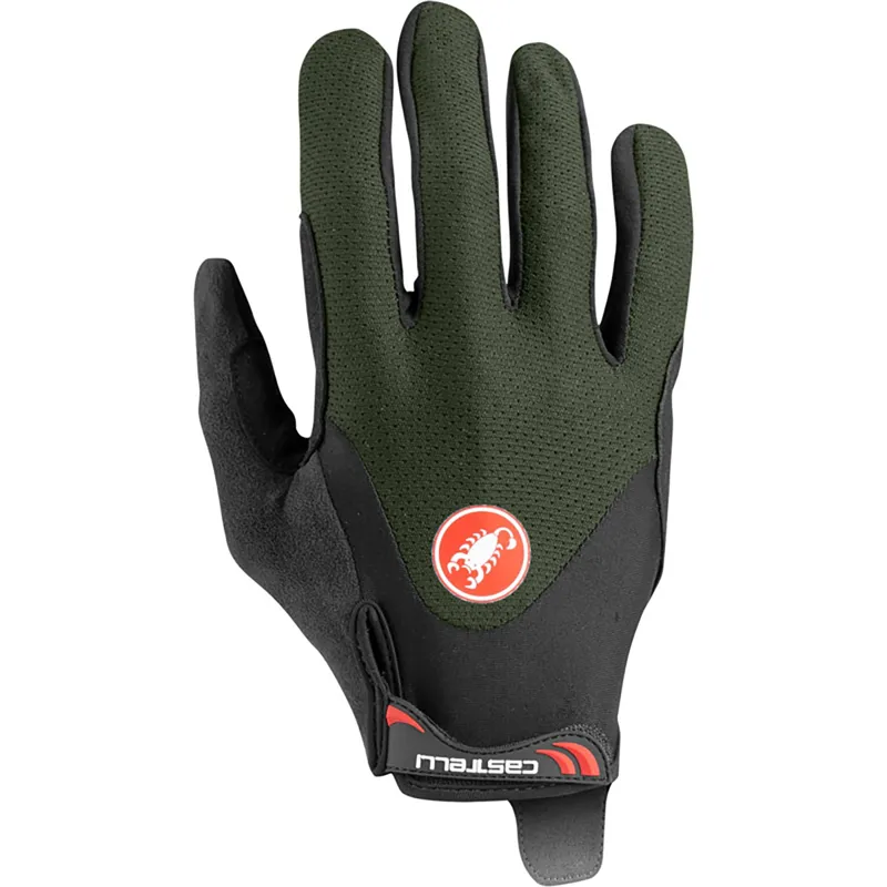 Castelli Arenberg Gel Long Finger Glove Military Green 